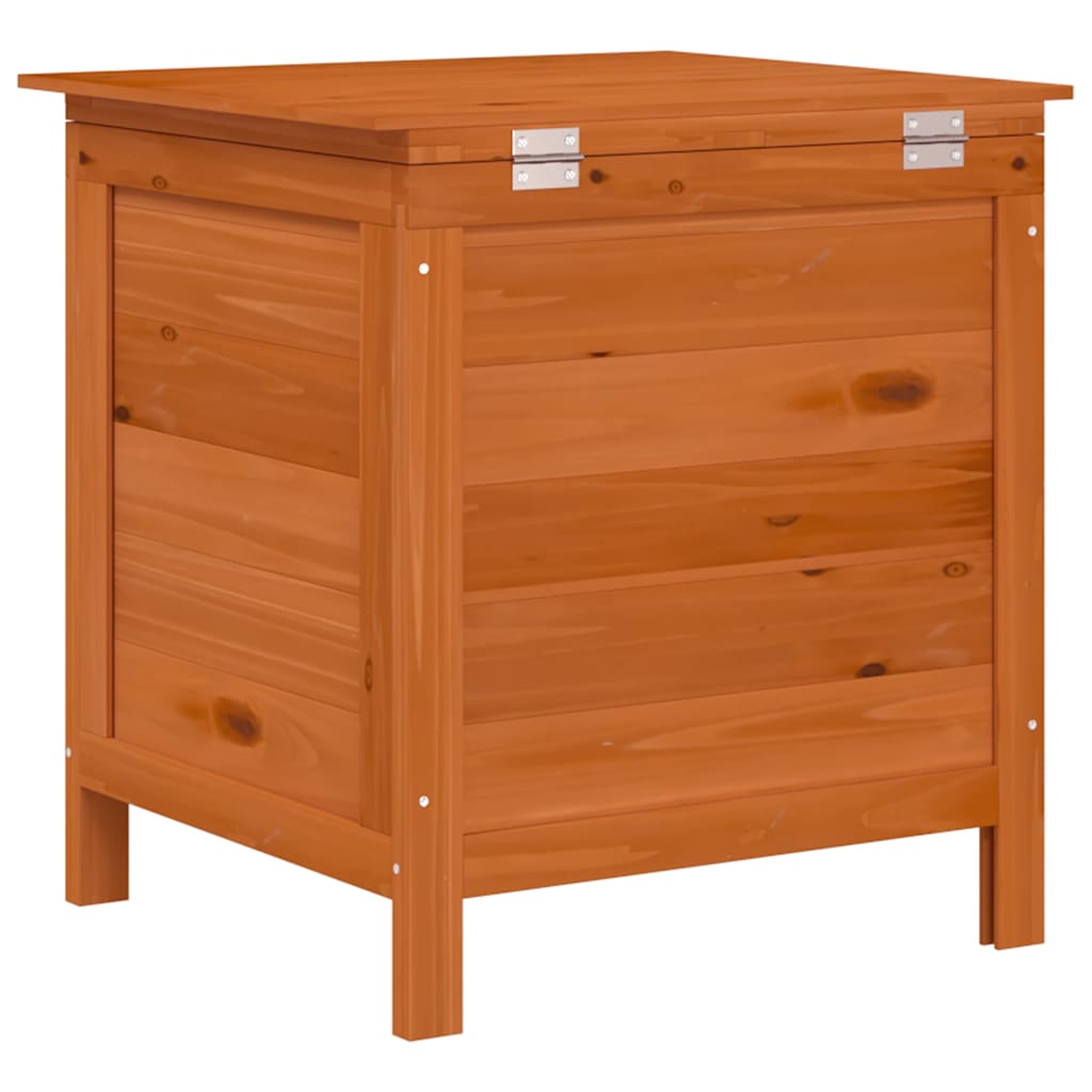 Garden Storage Box Brown 50x49x56,5 cm Solid Wood Fir